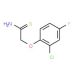 2-(2-Chloro-4-fluorophenoxy)ethanethioamide - chemical structure image