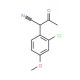 2-(2-Chloro-4-methoxyphenyl)-3-oxobutyronitrile (CAS 441060-95-3) - chemical structure image