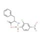 2-(2-Chloro-4-nitro-benzenesulfonylamino)-3-phenyl-propionic acid - chemical structure image
