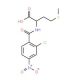 2-(2-Chloro-4-nitro-benzoylamino)-4-methylsulfanyl-butyric acid - chemical structure image
