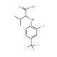 2-(2-Chloro-4-trifluoromethyl-phenylamino)-3-methyl-butyric acid (CAS 76769-07-8) - chemical structure image