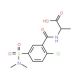 2-({2-chloro-5-[(dimethylamino)sulfonyl]benzoyl}amino)propanoic acid - chemical structure image