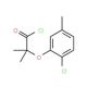 2-(2-chloro-5-methylphenoxy)-2-methylpropanoyl chloride - chemical structure image