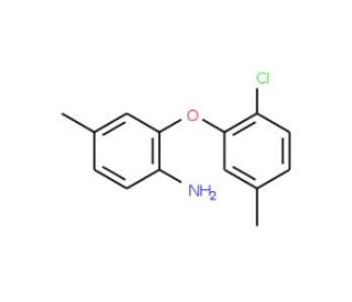 2-(2-Chloro-5-methylphenoxy)-4-methylphenylamine - chemical structure image