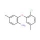2-(2-Chloro-5-methylphenoxy)-4-methylphenylamine - chemical structure image