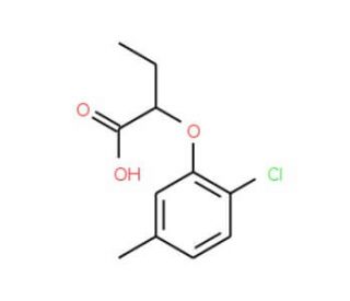 2-(2-Chloro-5-methylphenoxy)butanoic acid - chemical structure image