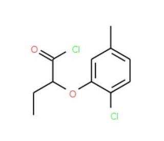 2-(2-chloro-5-methylphenoxy)butanoyl chloride - chemical structure image