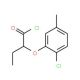 2-(2-chloro-5-methylphenoxy)butanoyl chloride - chemical structure image