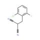 2-(2-Chloro-6-fluorobenzyl)malononitrile - chemical structure image