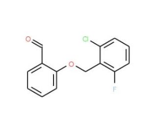 2-(2-Chloro-6-fluorobenzyloxy)benzaldehyde (CAS 336880-01-4) - chemical structure image