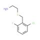 2-(2-Chloro-6-fluorobenzylthio)ethylamine (CAS 175136-76-2) - chemical structure image