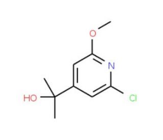2-(2-Chloro-6-methoxy-4-pyridinyl)-2-propanol - chemical structure image