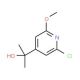 2-(2-Chloro-6-methoxy-4-pyridinyl)-2-propanol - chemical structure image