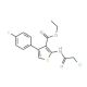 2-(2-Chloro-acetylamino)-4-(4-fluoro-phenyl)-thiophene-3-carboxylic acid ethyl ester - chemical structure image