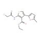 2-(2-Chloro-acetylamino)-4-(5-methyl-furan-2-yl)-thiophene-3-carboxylic acid ethyl ester - chemical structure image
