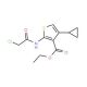 2-(2-Chloro-acetylamino)-4-cyclopropyl-thiophene-3-carboxylic acid ethyl ester - chemical structure image