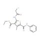 2-(2-Chloro-acetylamino)-4-methyl-5-phenylcarbamoyl-thiophene-3-carboxylic acid ethyl ester 的分子结构 2-(2-Chloro-acetylamino)-4-methyl-5-phenylcarbamoyl-thiophene-3-carboxylic acid ethyl ester - chemical structure image