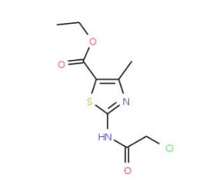 2-(2-Chloro-acetylamino)-4-methyl-thiazole-5-carboxylic acid ethyl ester - chemical structure image