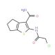 2-(2-Chloro-acetylamino)-5,6-dihydro-4H-cyclopenta[b]thiophene-3-carboxylic acid amide - chemical structure image