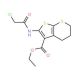 2-(2-Chloro-acetylamino)-5,6-dihydro-4H-thieno[2,3-b]thiopyran-3-carboxylic acid ethyl ester - chemical structure image