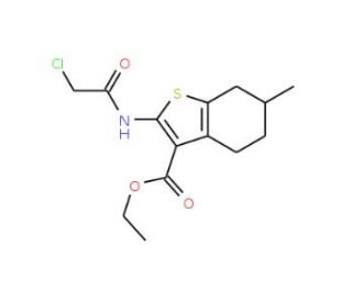 2-(2-Chloro-acetylamino)-6-methyl-4,5,6,7-tetrahydro-benzo[b]thiophene-3-carboxylic acid ethyl ester (CAS 76981-87-8) - chemi