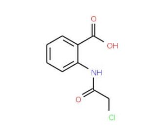 2-(2-Chloro-acetylamino)-benzoic acid (CAS 14422-49-2) - chemical structure image