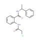 2-(2-Chloro-acetylamino)-N-(1-phenyl-ethyl)-benzamide - chemical structure image
