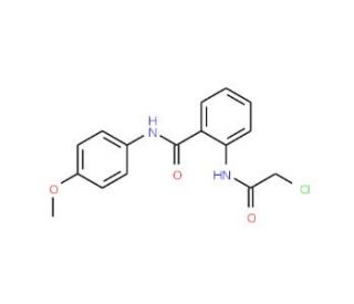 2-(2-Chloro-acetylamino)-N-(4-methoxy-phenyl)-benzamide (CAS 22312-68-1) - chemical structure image