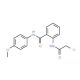 2-(2-Chloro-acetylamino)-N-(4-methoxy-phenyl)-benzamide (CAS 22312-68-1) - chemical structure image