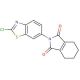2-(2-Chloro-benzothiazol-6-yl)-4,5,6,7-tetrahydro-isoindole-1,3-dione - chemical structure image