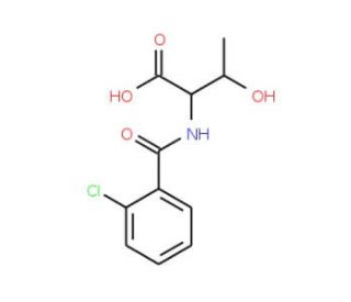 2-(2-Chloro-benzoylamino)-3-hydroxy-butyric acid - chemical structure image