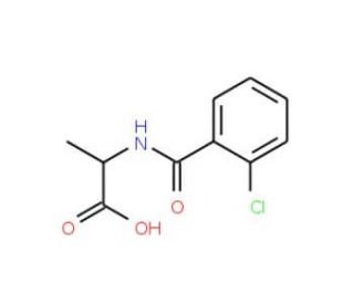 2-(2-Chloro-benzoylamino)-propionic acid - chemical structure image