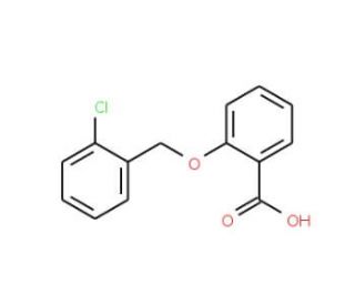 2-(2-Chloro-benzyloxy)-benzoic acid (CAS 52803-70-0) - chemical structure image