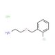 2-(2-Chloro-benzyloxy)-ethylamine hydrochloride - chemical structure image