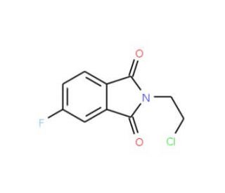2-(2-Chloro-ethyl)-5-fluoro-isoindole-1,3-dione - chemical structure image