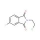 2-(2-Chloro-ethyl)-5-fluoro-isoindole-1,3-dione - chemical structure image