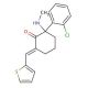 2-(2-Chloro-phenyl)-2-methylamino-6-thiophen-2-ylmethylene-cyclohexanone - chemical structure image