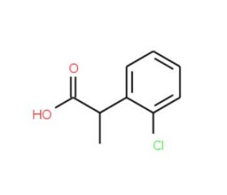 2-(2-Chloro-phenyl)-propionic acid (CAS 2184-85-2) - chemical structure image