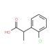 2-(2-Chloro-phenyl)-propionic acid (CAS 2184-85-2) - chemical structure image