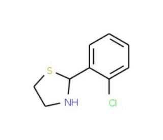 2-(2-Chloro-phenyl)-thiazolidine (CAS 67189-26-8) - chemical structure image