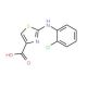 2-(2-Chloro-phenylamino)-thiazole-4-carboxylic acid - chemical structure image
