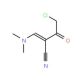 2-(2-Chloroacetyl)-3-(dimethylamino)acrylonitrile - chemical structure image
