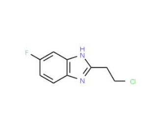 2-(2-Chloroethyl)-6-fluoro-1H-benzimidazole (CAS 915923-27-2) - chemical structure image