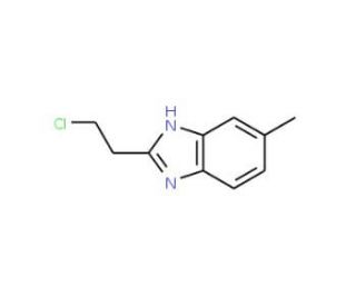 2-(2-Chloroethyl)-6-methyl-1H-benzimidazole - chemical structure image