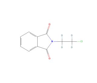 2-(2-Chloroethyl-d4) (CAS 1252995-10-0) - chemical structure image