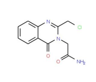 2-[2-(chloromethyl)-4-oxoquinazolin-3(4H)-yl]acetamide - chemical structure image