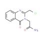 2-[2-(chloromethyl)-4-oxoquinazolin-3(4H)-yl]acetamide - chemical structure image