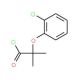2-(2-chlorophenoxy)-2-methylpropanoyl chloride - chemical structure image