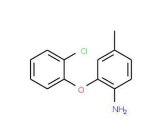 2-(2-Chlorophenoxy)-4-methylaniline - chemical structure image