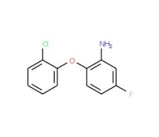 2-(2-Chlorophenoxy)-5-fluoroaniline - chemical structure image